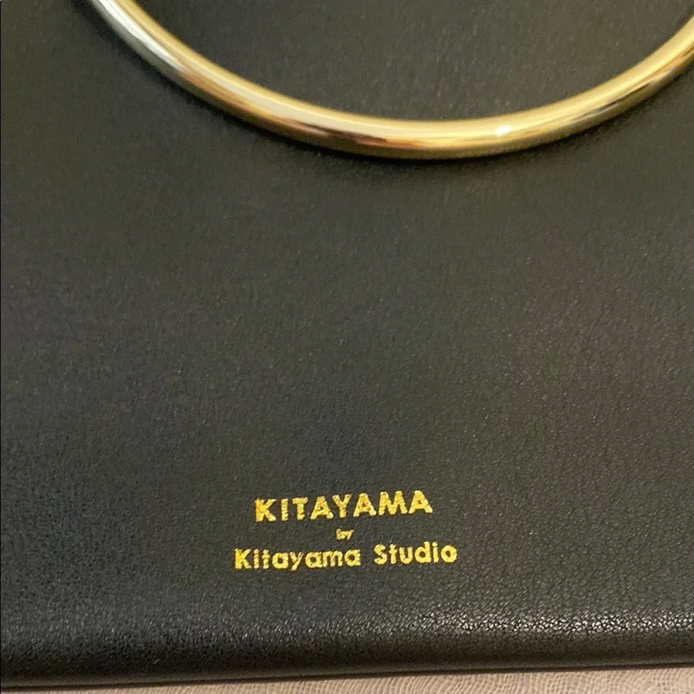 KITAYAMA BY KITAYAMA STUDIO Black Leather Crossbody Bag